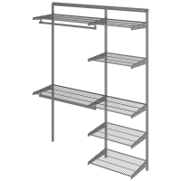 Гардеробная система Практик Home Optima G150 графит Гардеробная система Практик Home Optima G150 графит